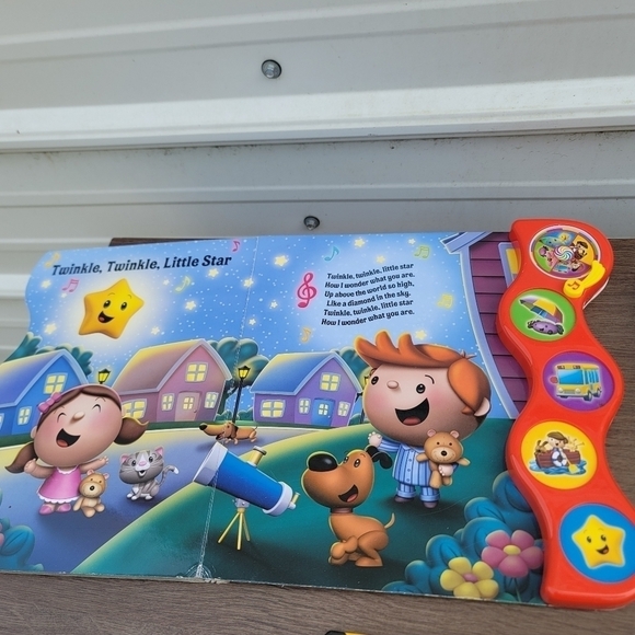 Lot Of 4 Kids Baby Silly Songs Forest Friends Books Music Works Pull Tab Collors - Picture 11 of 11